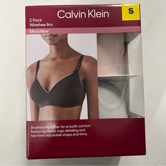 Calvin Klein Other - Calvin Klein Wirefree Bra 2-Pack Microfiber